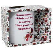 Wholesale - Ceramic Coffee Mug, Dog Is Saying C/P 16, UPC: 885114636556